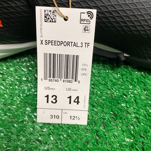 Adidas X Speedportal.3 TF Low Mens Soccer Shoes Black Red GW8487 NEW Size 13 main image 10
